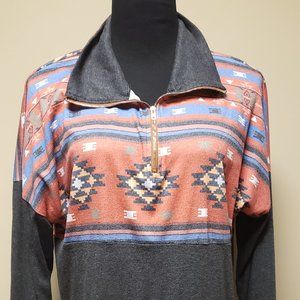 Women's Aztec Sweater - Size Large